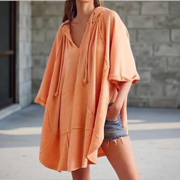 Free People Orange Swim Coverup - Picture 11 of 11
